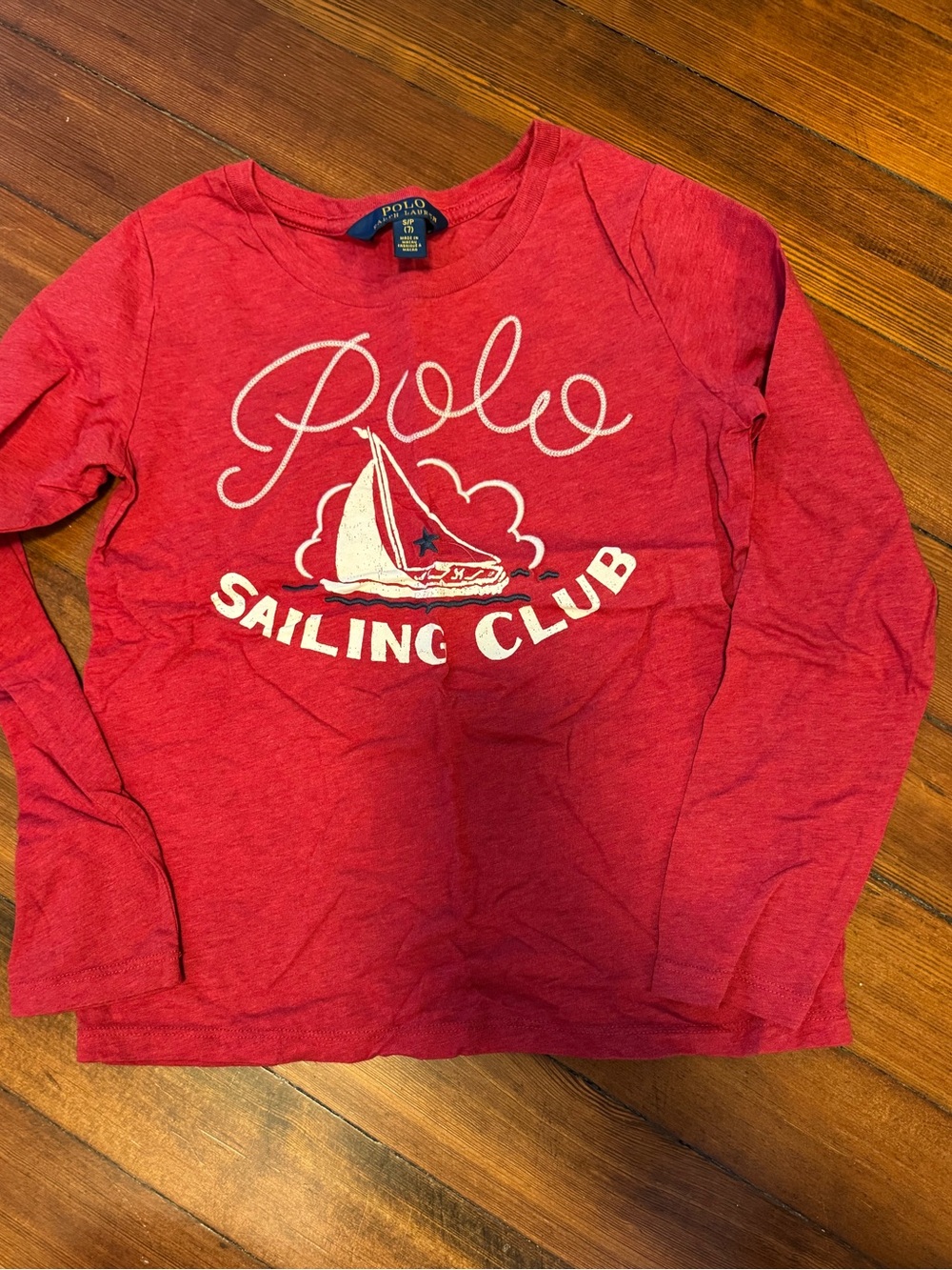 Polo by Ralph Lauren Red Sailing Club Long-Sleeve Tee